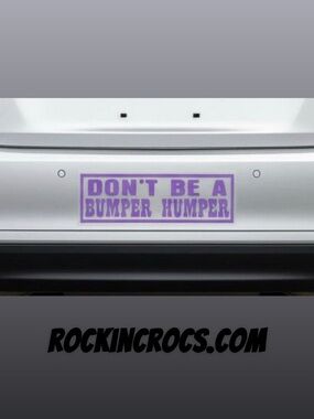 Bumper Humper Car Decal